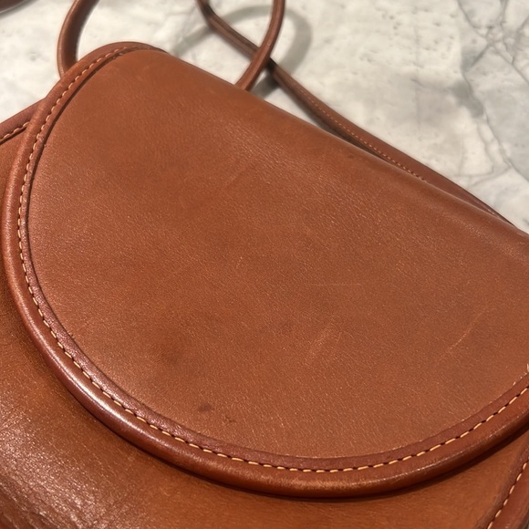 Coach Vintage Small Saddle Bag | Circa 1990 | Saddle Brown - Picture 12 of 12